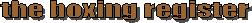 The Boxing Register